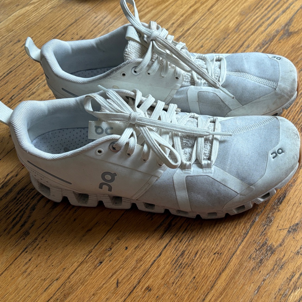 On Running Cloud White Athletic Shoes